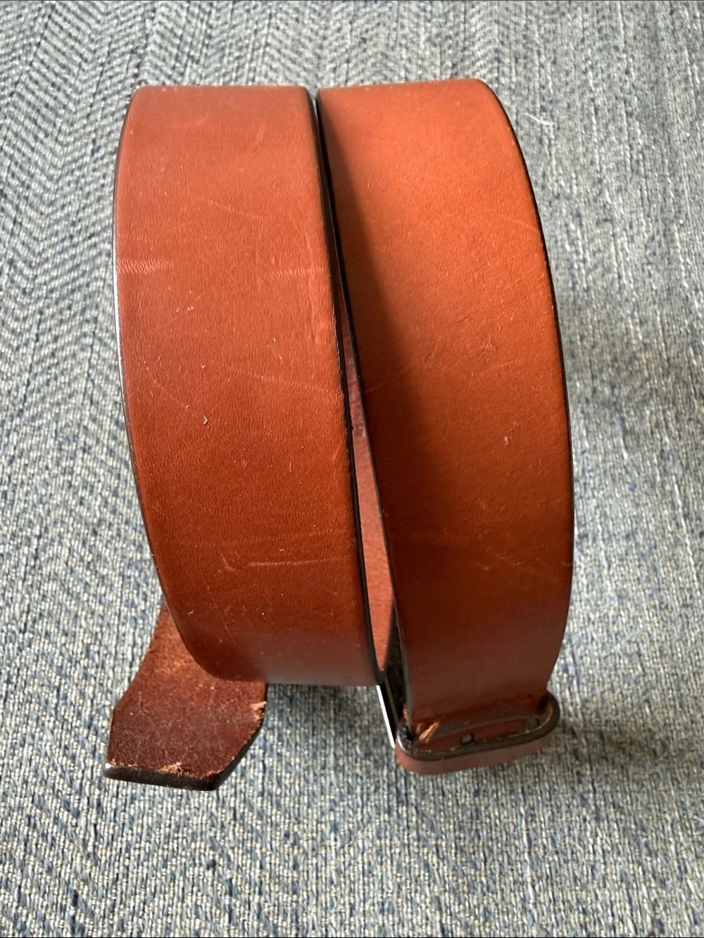 Hugo Boss Men’s Brown Leather Sammyo_SZ35_LTPL  Belt Size: 80-30
